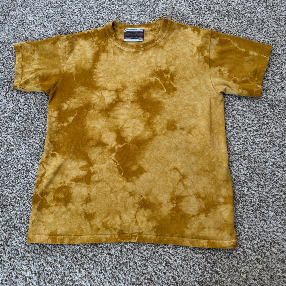 Urban Renewal Yellow Tie Dye T-Shirt